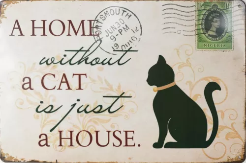 Tavla Plåtskylt Retro