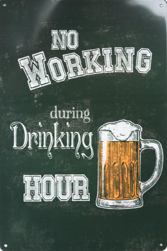 Tavla Plåtskylt Retro