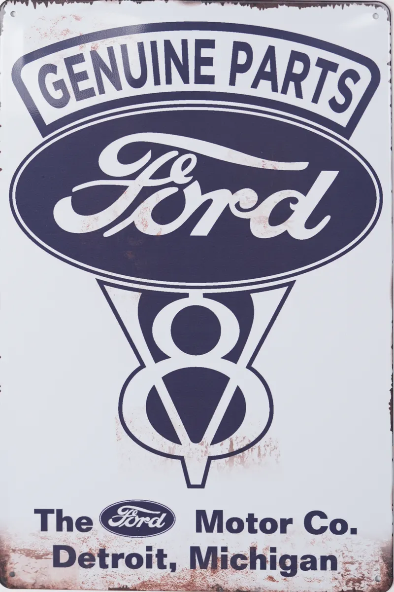 Metallskilt Retro Ford