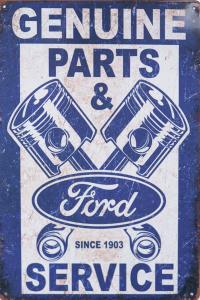 Metallskilt Retro Ford
