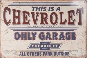 Metallskilt Retro Chevrolet