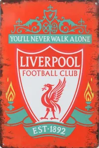 Metallskilt Retro Liverpool