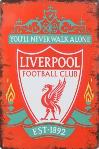 Tavla Plåtskylt Retro Liverpool