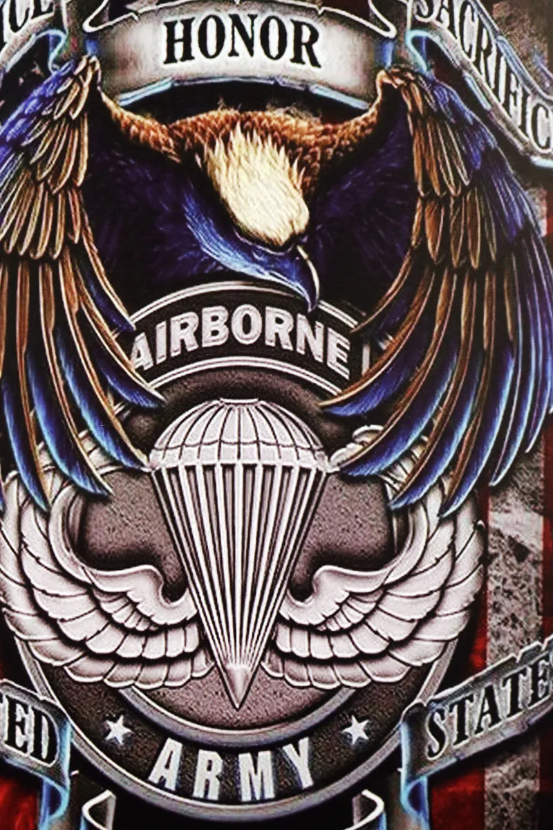 Metallskilt Retro Army USA