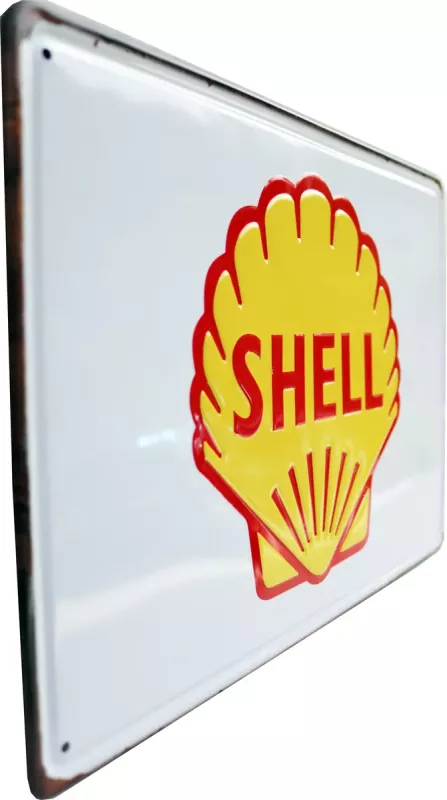 Metallskilt Retro 3D