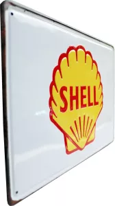 Metallskilt Retro 3D