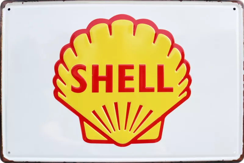 Metallskilt Retro 3D