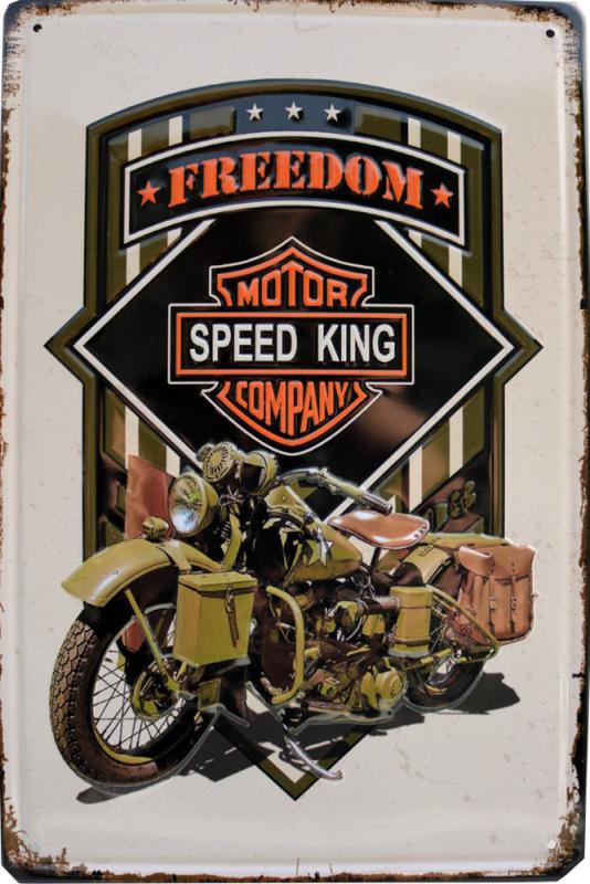 Tavla Plåtskylt Retro 3D