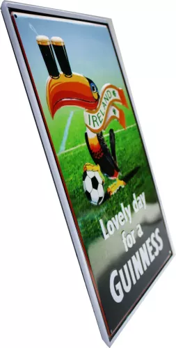 Tavla Plåtskylt Retro 3D