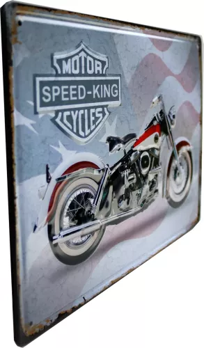 Tavla Plåtskylt Retro 3D