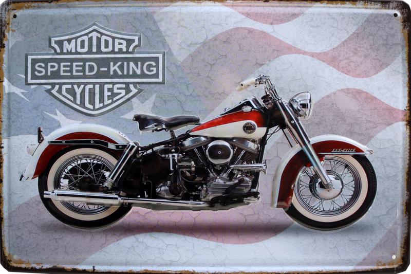 Tavla Plåtskylt Retro 3D