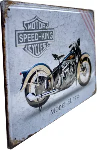 Tavla Plåtskylt Retro 3D