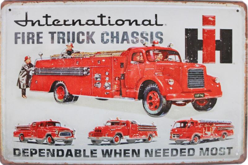 Tavla Plåtskylt Retro 3D