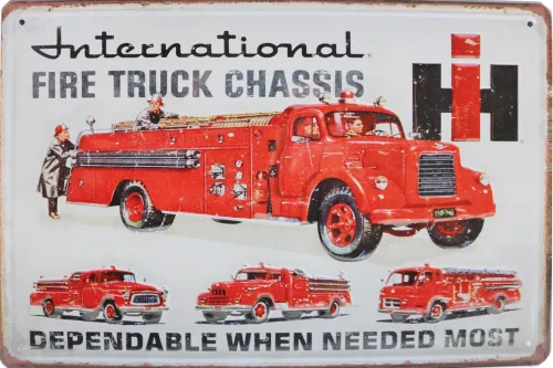 Tavla Plåtskylt Retro 3D