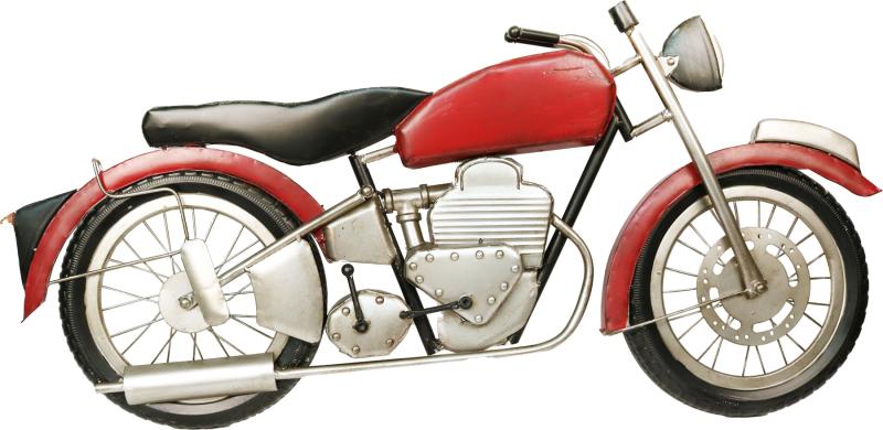 Retro Metallskylt Motorbike Väggdekoration