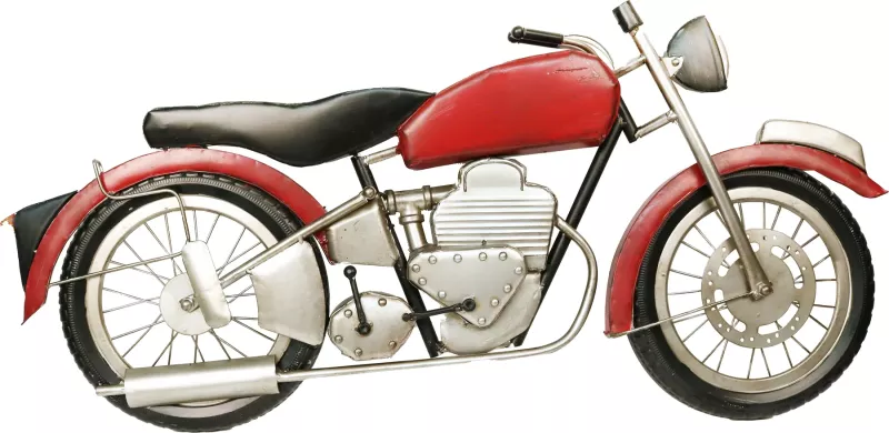 Retro Metallskilt Motorsykkel Veggdekorasjon