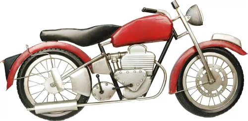 Retro Metallskylt Motorbike Väggdekoration