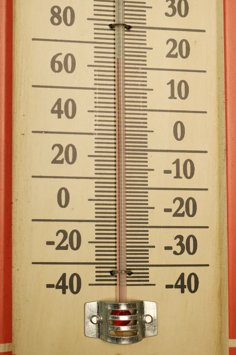 Retro Metallskilt Termometer Lets Ride