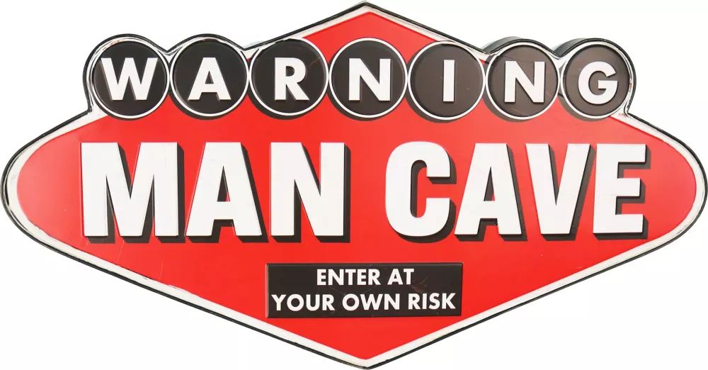 Retro Metallskilt Man Cave