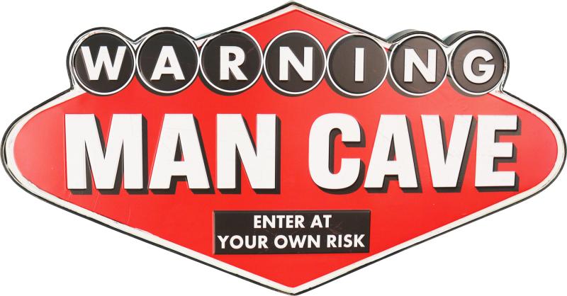 Retro Metallskylt Man Cave