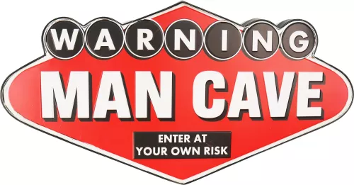 Retro Metallskylt Man Cave