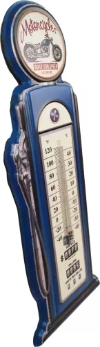 Retro Metallskylt Termometer Motorcycles