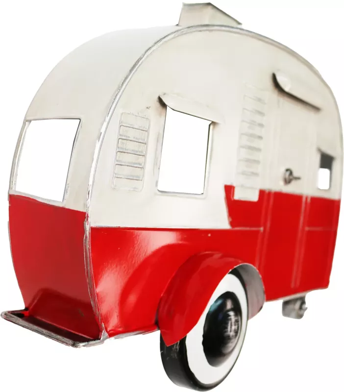 Retro Metallskilt Campingvogn