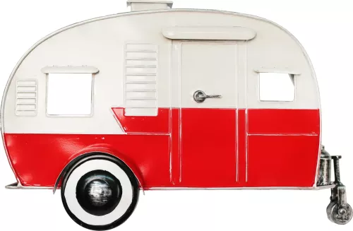 Retro Metallskylt Husvagn
