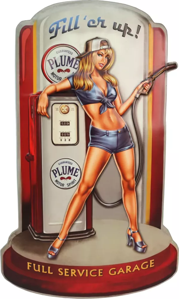 Retro Metallskilt Full Service Garage