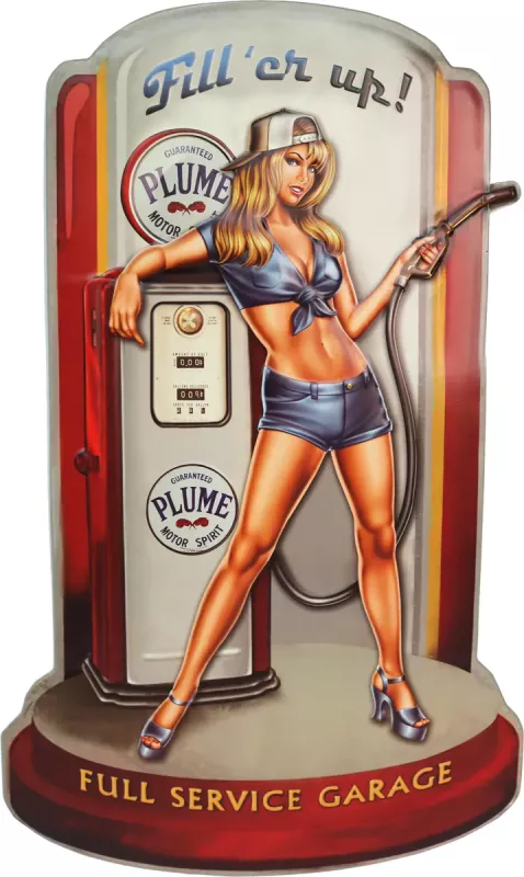 Retro Metallskilt Full Service Garage