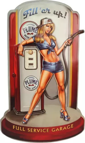 Retro Metallskylt Full Service Garage