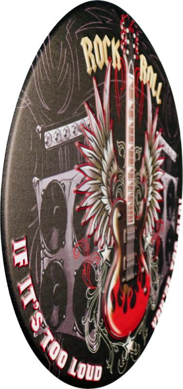 Retro Metallskylt Rock & Roll
