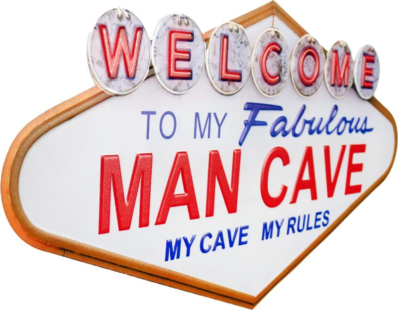 Retro Metallskylt Fabulous Man Cave