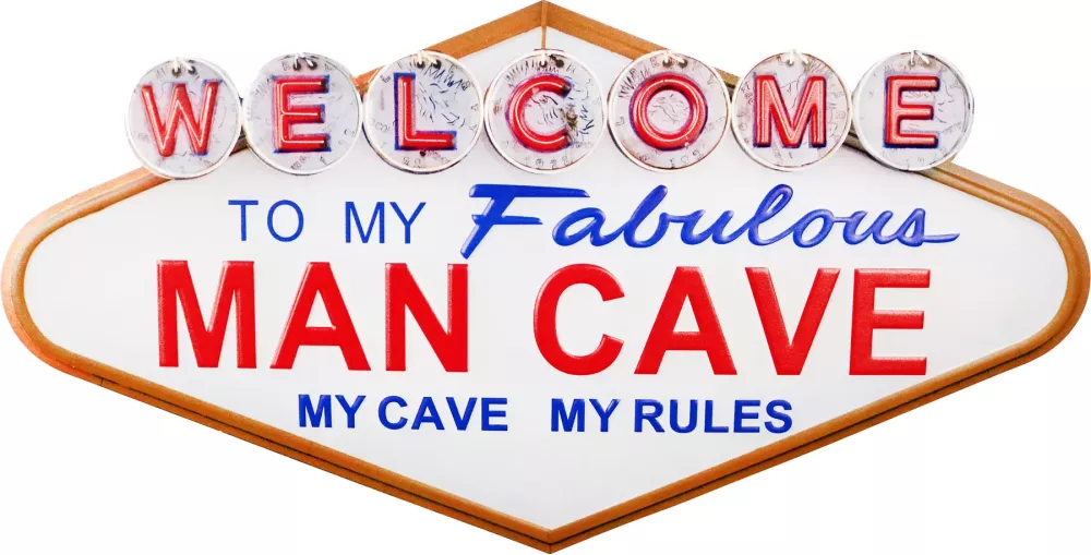 Retro Metallskilt Fabulous Man Cave