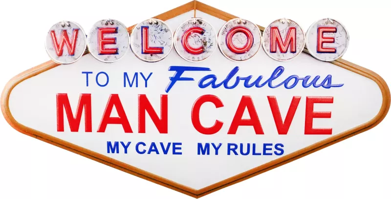 Retro Metallskilt Fabulous Man Cave