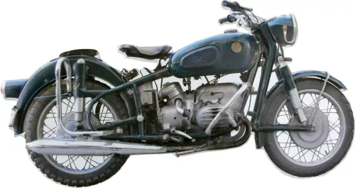 Retro Metallskylt Motorcykel