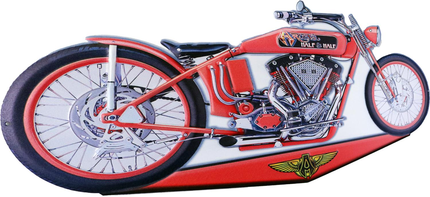 Retro Metallskilt Motorsykkel