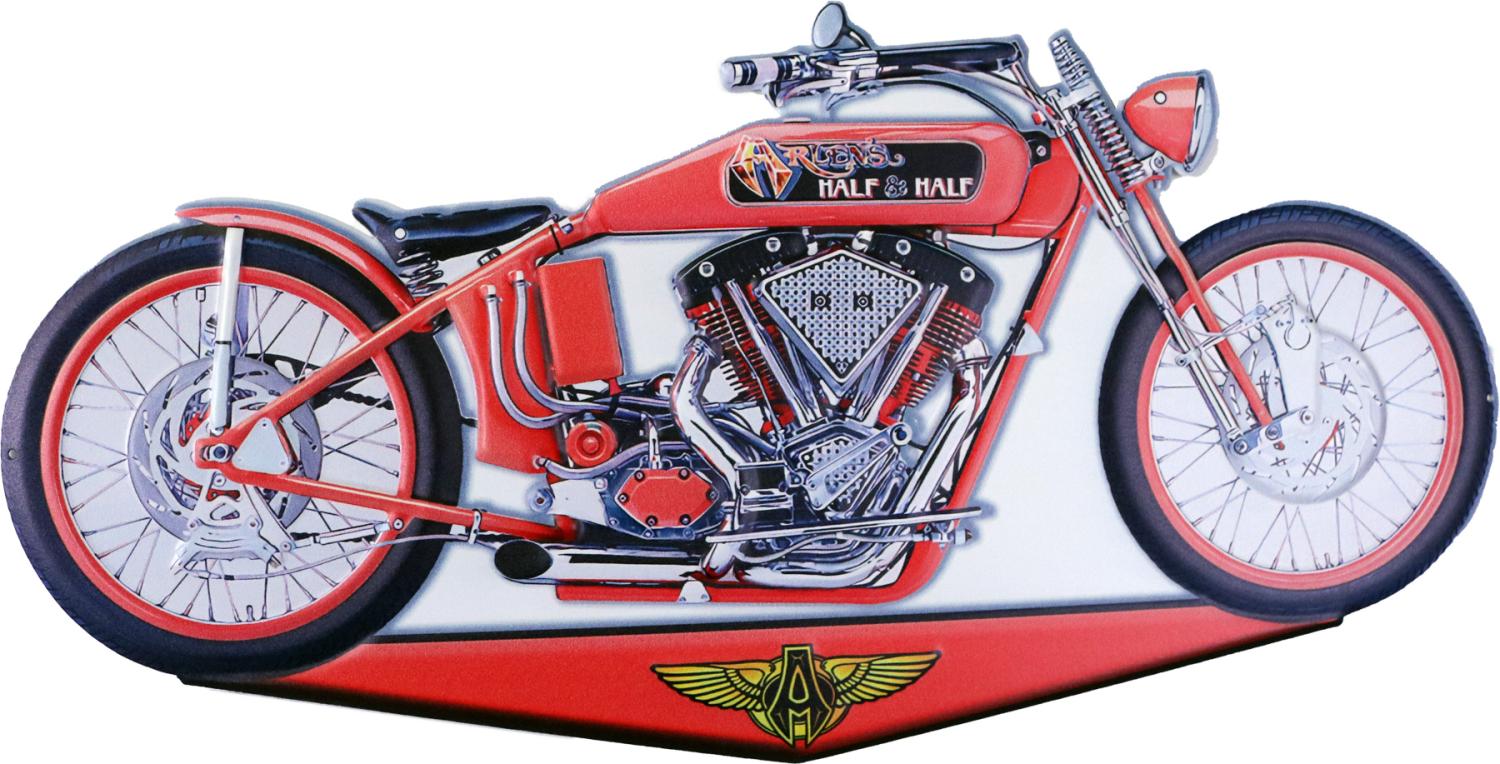 Retro Metallskilt Motorsykkel