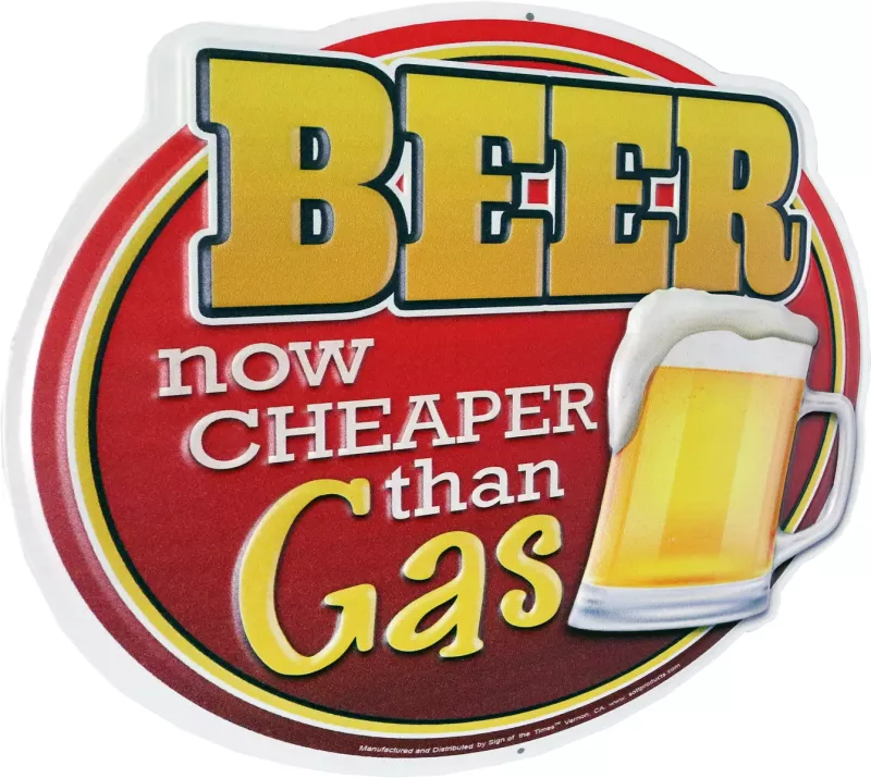 Retro Metallskylt Beer