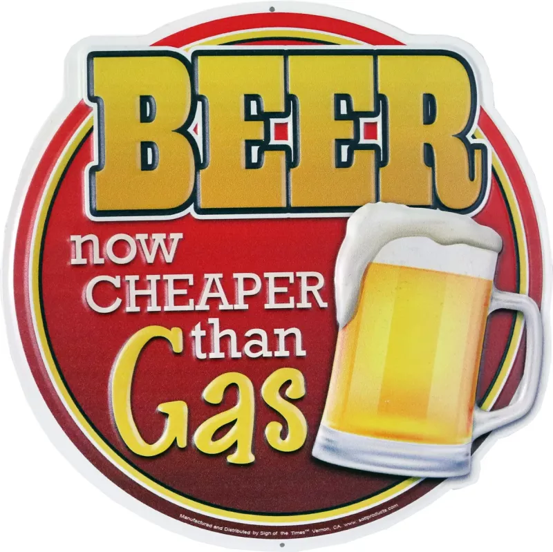 Retro Metallskylt Beer