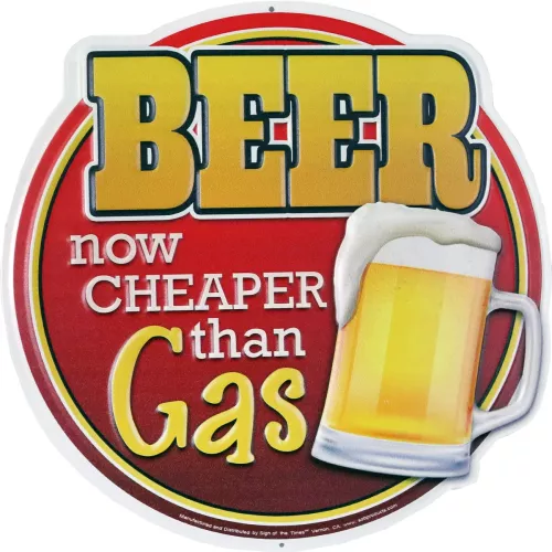 Retro Metallskylt Beer