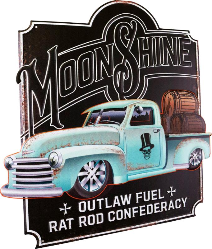 Retro Metallskylt Moonshine
