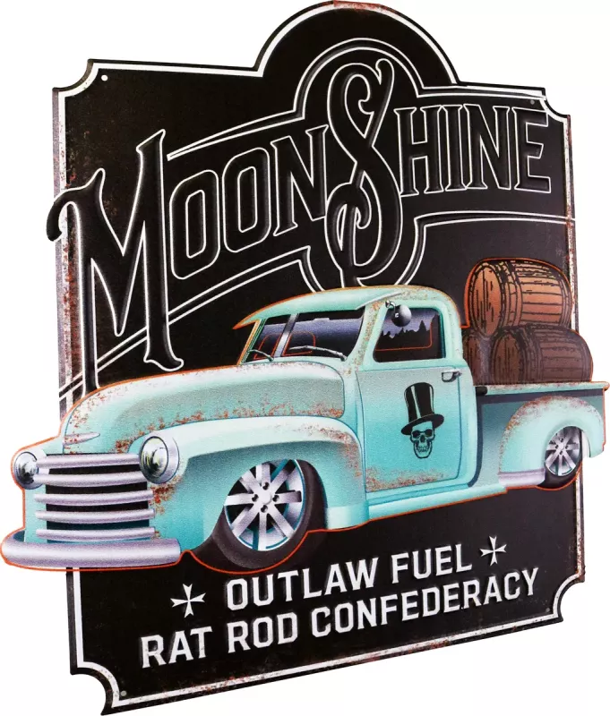 Retro Metallskilt Moonshine