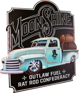 Retro Metallskylt Moonshine
