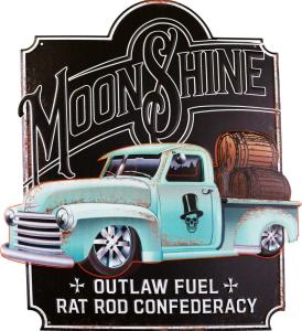 Retro Metallskylt Moonshine