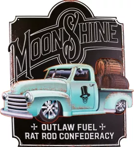 Retro Metallskilt Moonshine