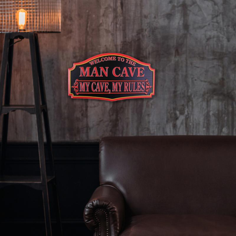 Retro Metallskylt Man Cave