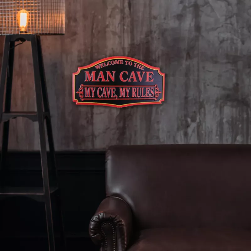 Retro Metallskilt Man Cave