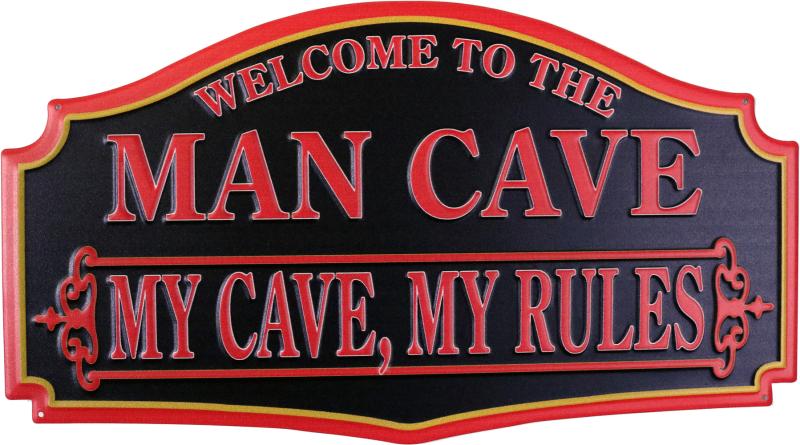 Retro Metallskylt Man Cave