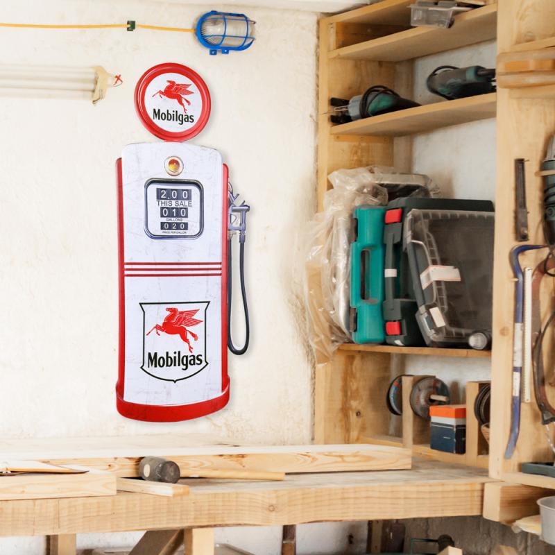 Retro Metallskylt Mobilgas